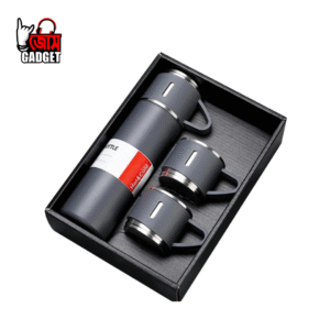 Vacuum Insulated Thermal Flask Set 3 in1