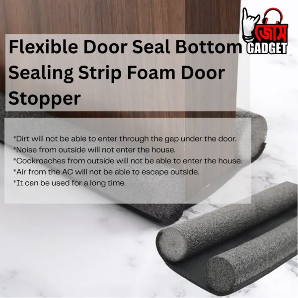 Flexible foam door seal